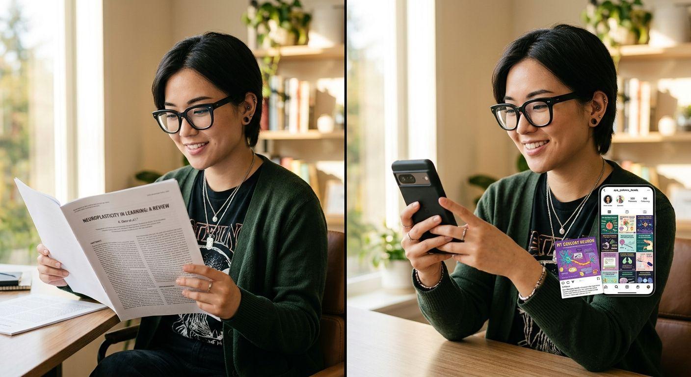 AIキャラクターでサイエンス研究紹介のInstagram・Xアカウントをつくる、ステップバイステップガイド